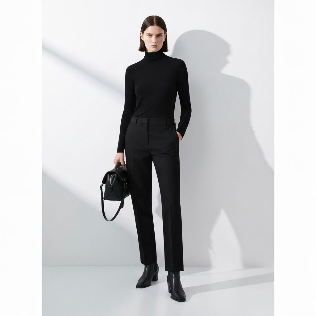 全黑通勤穿搭 OOTD